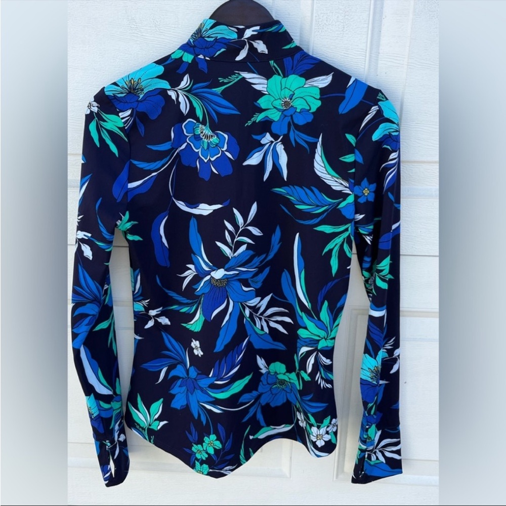 Women's Tommy Bahama Aruba Lani Bay Full Zip Floral Active Jacket M - Picture 3 of 4